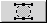 Button showing filled dotted circle with a line above
		  and below